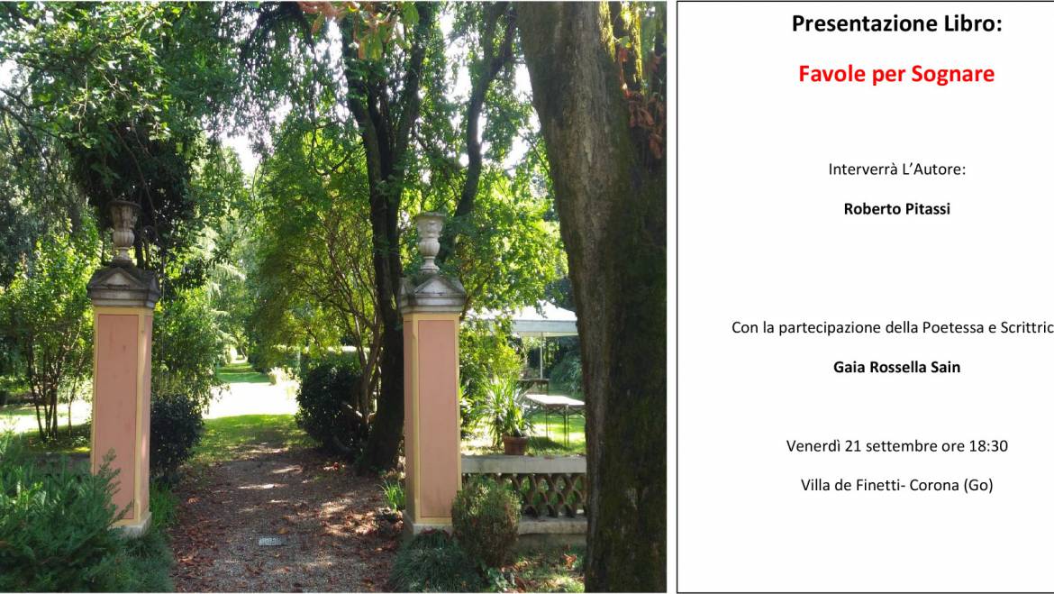 Presentazione del Libro Favole per Sognare