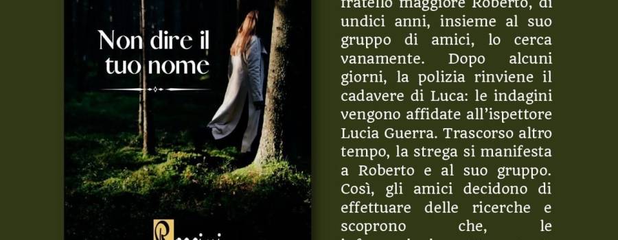 Presentazione romanzo “Non dire il tuo nome” – Mariano del Friuli